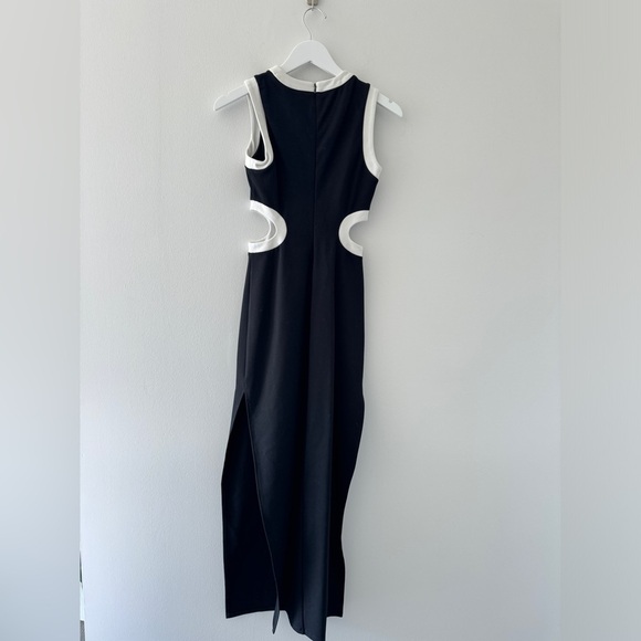 STAUD Dolce Midi Dress in Black XS - Picture 7 of 9